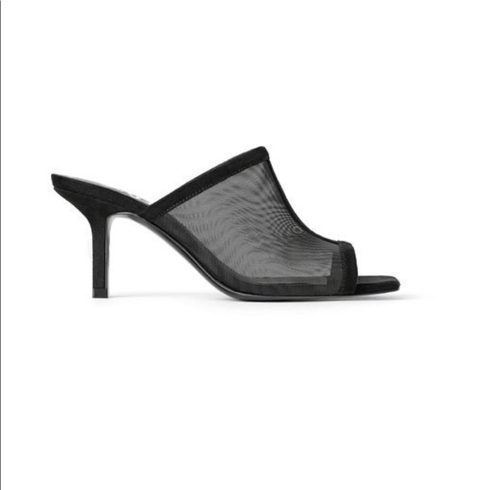 Zara mesh mule